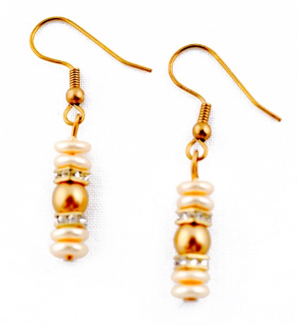 Adzo ombre gold earrings